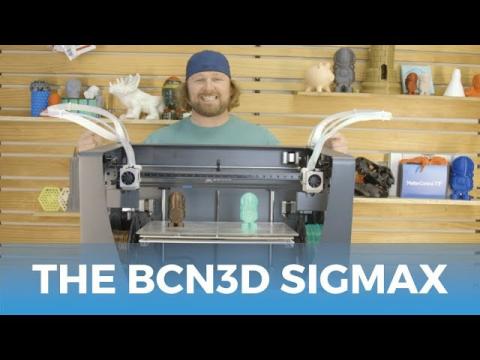The BCN3D Sigmax Massive Dual Extrusion 3D Printer // Product Highlights
