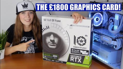 The £1800 gaming card ! - Galax KFA2 RTX 2080Ti Hall of Fame 10th Anniversary edition