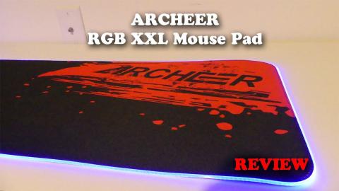 ARCHEER XL RGB  Mouse Pad - BEST RGB Extended Mouse Pad Under 25$ - REVIEW