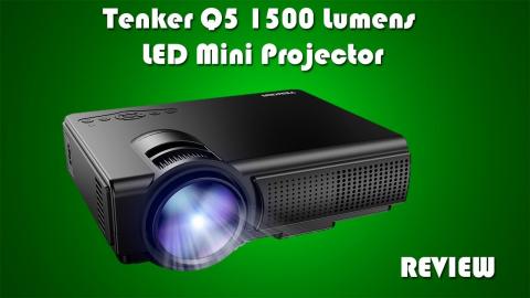 Tenker Q5 1500 Lumens LED Mini Projector Review