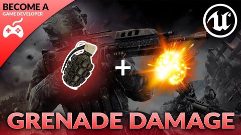 Grenade Damage - #51 Creating A First Person Shooter (FPS) With Unreal Engine 4