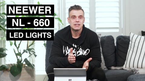 Neewer NL 660 LED Video Lights - Demo and Review