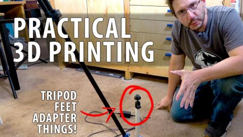 The Easiest Fusion 360 Tutorial There Is! 3D Printing Tripod Feet Attachments with Pulse XE & NylonX