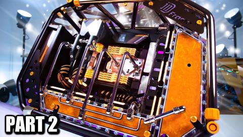 $11,500 ULTIMATE High End Water Cooled Gaming & EDITING PC Build | Threadripper PART 2