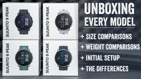 Suunto 9 Peak Unboxing ALL MODELS!