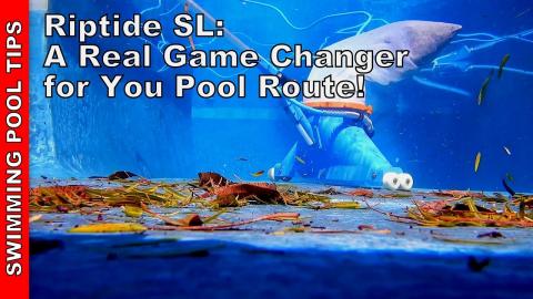 Fastest Way to Vacuum up Leaf Debris on Your Pool Route: Riptide SL Pool Vacuum System