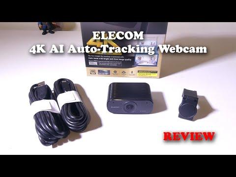 ELECOM 4K AI Auto Tracking Webcam REVIEW