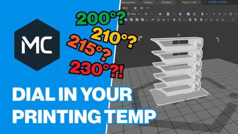 Are You 3D Printing At The Right Temperature? | Two Minutes with MatterControl