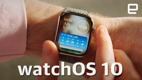 Apple watchOS 10 announcement at WWDC 2023 in under 4 minutes