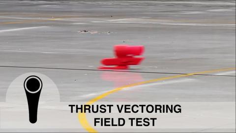 THRUST VECTORING FIELD TEST