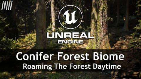 MAWI Conifer Forest | Unreal Engine 5 | Roaming The Forest Daytime #unrealengine #UE5 #gamedev