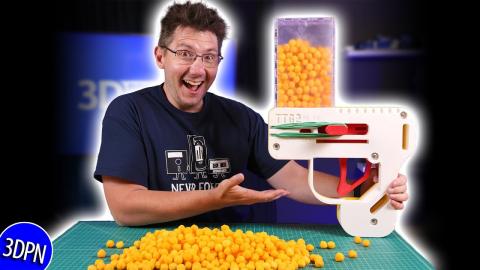 This 3D Print Shoots Cheese Balls