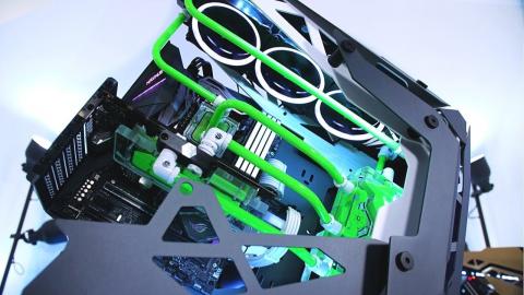 $3700 Custom WATER COOLED Gaming PC Build 2019 - Antec Torque Deconstructed