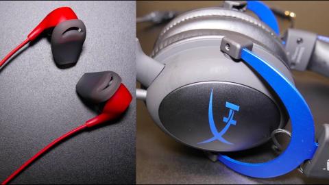 HyperX Cloud PS4 Headset and HyperX Earbuds for 2018!