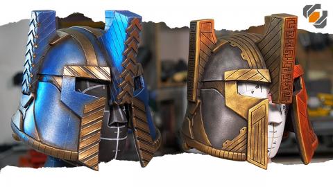 Lord of the Rings Style Dwarven Helmets Made from EVA Foam | Tutorial + Free Patterns