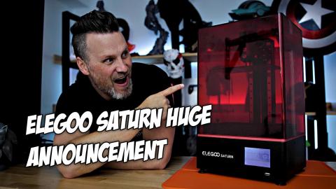 Elegoo Saturn Huge Updates - Release Date, Pricing + Monochrome Reaction!