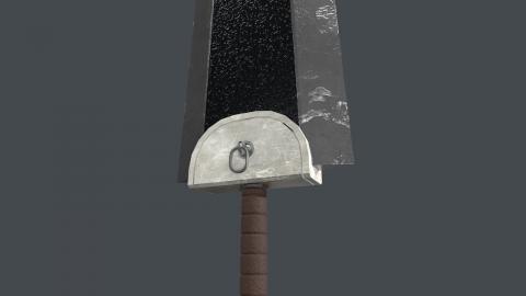 Speed Modeling | Berserk Dragon Slayer Sword | Autodesk Maya