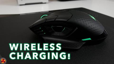 Corsair Dark Core SE RGB & MM1000 Qi Mouse Pad - Wireless charging!