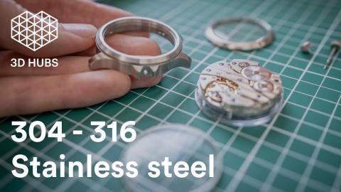 Stainless Steel: 304 vs 316 - Surface Finishes - CNC Machined Watch Cage