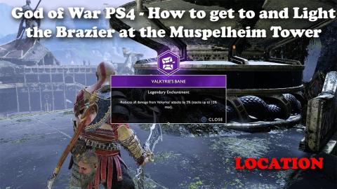 God of War PS4 - How to Light the Muspelheim Tower