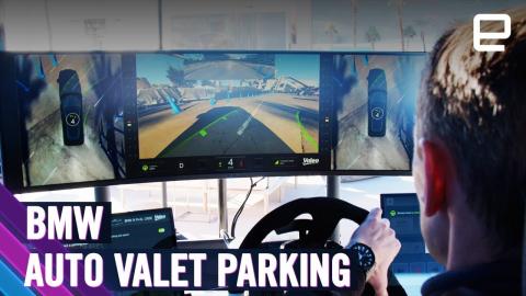 BMW automated valet parking hands-on at CES 2024