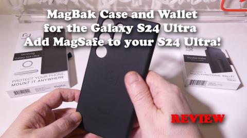 MagBak Case and Wallet for the Galaxy S24 Ultra - Add MagSafe to your S24 Ultra!