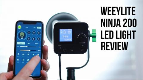 Weeylite Ninja 200  Bi Color Portable LED Mono Light Review