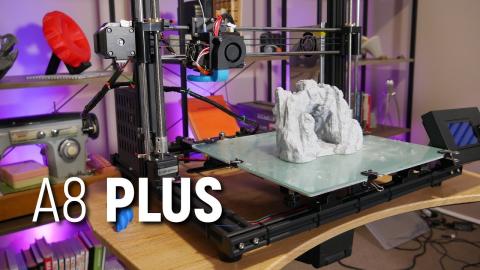 The Anet A8 PLUS is big, cheap and won't catch fire. 3D Printer Review