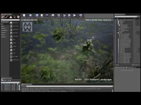 MAWI LSC Wetland 5min in Editor fly through