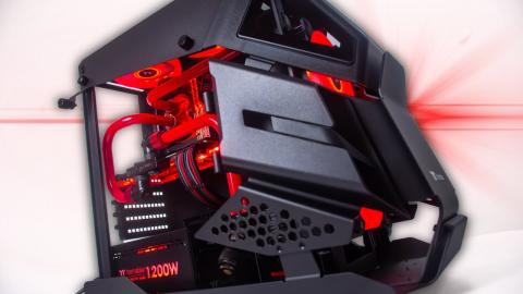 This CRAZY Custom PC looks like an ATTACK HELICOPTER! but with a RTX 3090