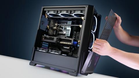 Modern Elegance | Building a $1,700 all-Black & Gold Gaming PC Build | 4060 ti, i9 12900