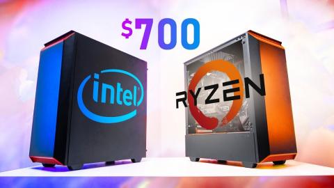 The $700 Gaming PC Battle - AMD vs Intel