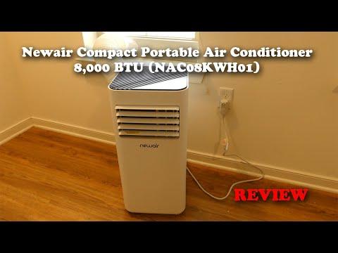 Newair Compact Portable Air Conditioner 8,000 BTU (NAC08KWH01)