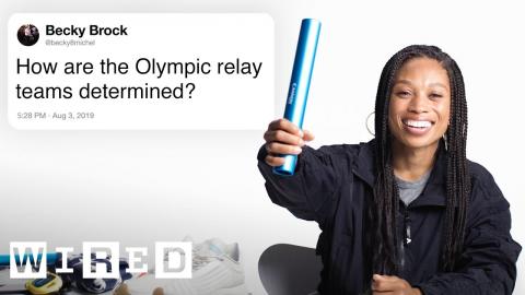 Olympian Allyson Felix Answers Track Questions From Twitter | Tech Support | WIRED