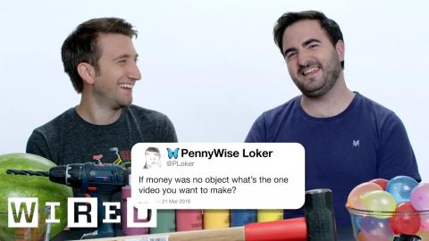 The Slow Mo Guys Answer Slow Motion Questions From Twitter | Tech Support | WIRED