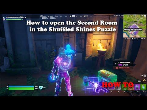 How to open the Second Room in the Shuffled Shines Puzzle
