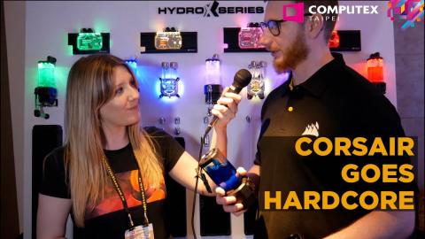 Computex 2019: Corsair Booth Visit with New Hydro X Watercooling
