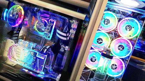 CRAZY Custom Water Cooled Gaming PC Builds Computex 2019 - Thermaltake