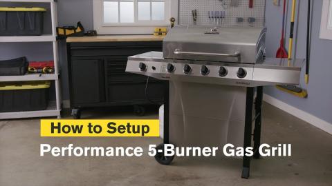 How to Assemble the Performance Series™ 5-Burner Gas Grill | Char-Broil®