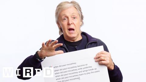 Paul McCartney Answers the Web's Most Searched Questions | WIRED