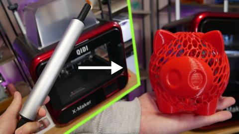 3D Printer with luggage handle and underwater theme slicer? QIDI TECH X-Maker Review