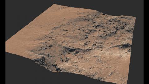 Gaea 1.2 Tutorial | Mars Terrain Breakdown