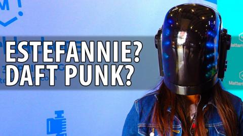 Daft Punk Helmet by Estefannie Explains It All at Bay Area Maker Faire #BAMF2018