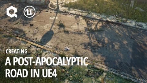 Create a Post-Apocalyptic Road in UE4
