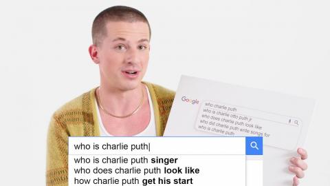 Charlie Puth Answers the Web's Most Searched Questions | WIRED