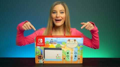 Animal Crossing Nintendo Switch Unboxing!