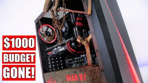 CRAZY! $1000 Budget Custom Gaming PC Build – Dead By Daylight Time Lapse Deconstructed