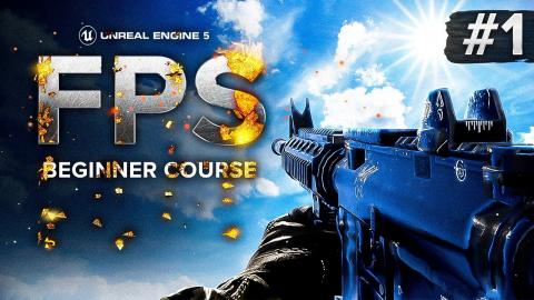 Setting Up Our WEAPON SYSTEM | Unreal Engine 5 First Person Shooter (FPS) Beginner Tutorial | #1