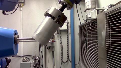 Cold spray of a permanent magnet to the inside surface of a cylinder