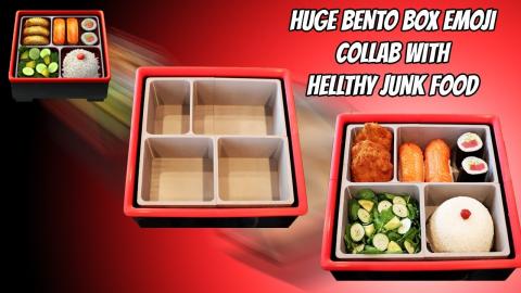 Bringing an Emoji Bento Box to Life - 3D Printing a Giant Bento Box For HellthyJunkfood